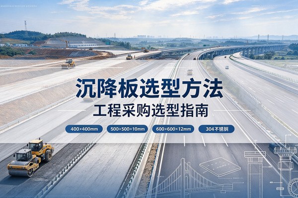 南票沉降板选择方法