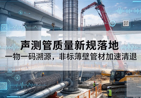 南票声测管质量新规落地，一物一码溯源，非标薄壁管材加速清退